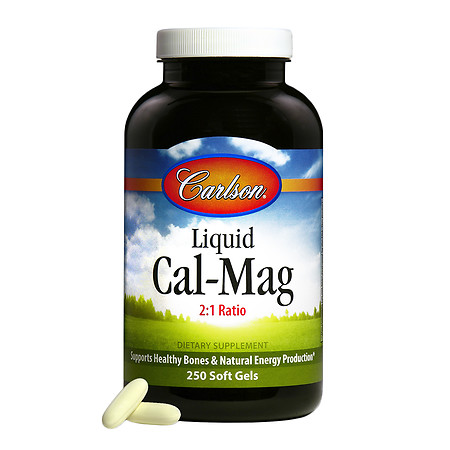 Carlson Liquid CAL-MAG Calcium - Magnesium, Softgels - 250 ea