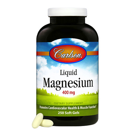 Carlson Liquid Magnesium 400mg, softgels - 250 ea