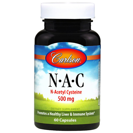 Carlson NAC N-Acetyl Cysteine 500 mg - 60 ea