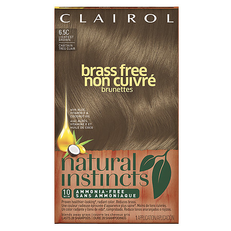 Clairol Natural Instincts Brass Free Semi-Permanent Hair Color - 1 ea