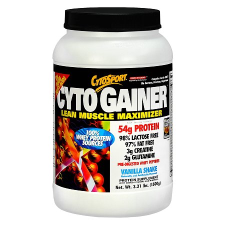 CytoSport CytoGainer Lean Muscle Maximizer Protein Supplement Powder - 52.96 oz.