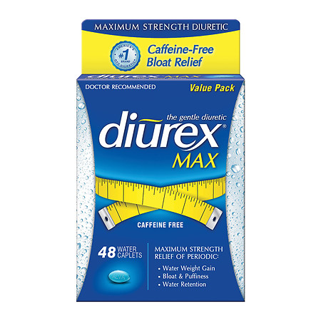 Diurex Max Relief Caplets - 48 ea