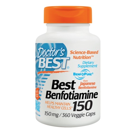 Doctor's Best Best Benfotiamine, 150mg, Veggie Caps - 360 ea