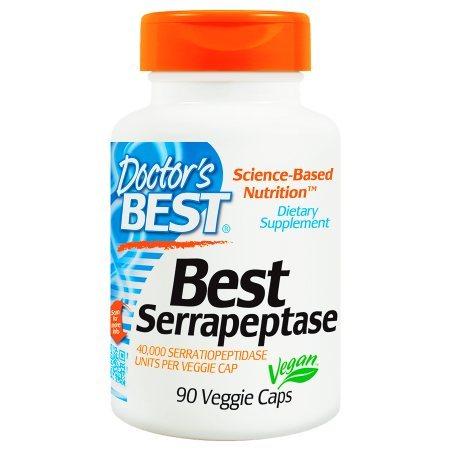 Doctor's Best Best Serrapeptase, Veggie Caps - 90 ea