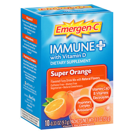 Emergen-C Immune+ Orange - 10 ea