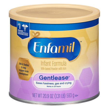 Enfamil Gentlease Infant Formula Powder Makes 151 Ounces - 21 oz.