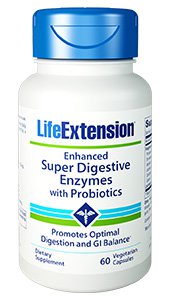 Enhanced Super Digestive Enzymes With Probiotics, 60 vegetarian capsules