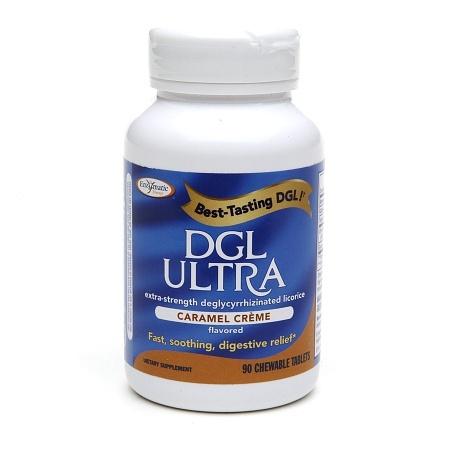 Enzymatic Therapy DGL Ultra Chewable Tablets Caramel Creme - 90 ea