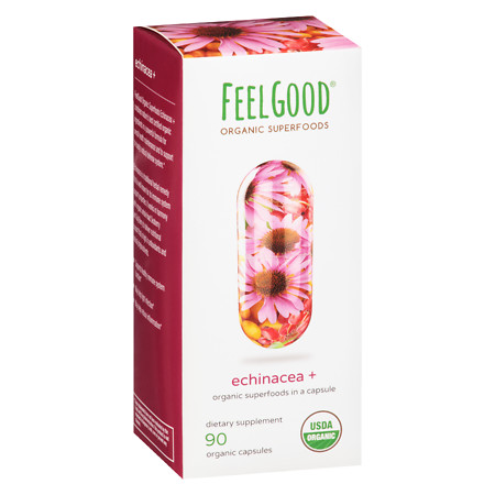 Feel Good Superfoods Organic Echinacea - 90 ea