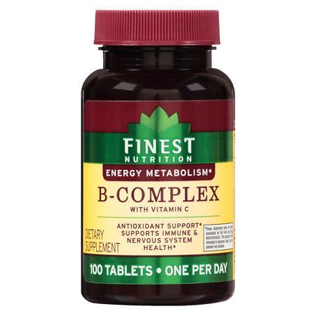 Finest Nutrition B Complex 500 mg Tablets - 100 ea
