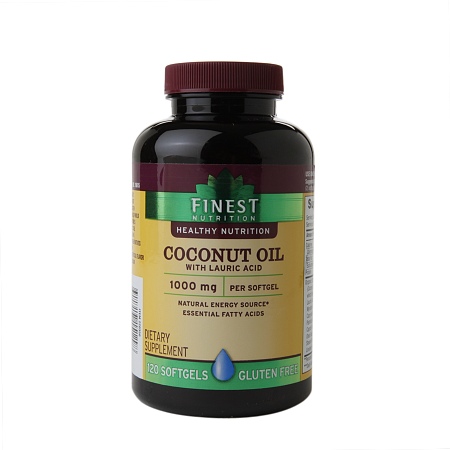 Finest Nutrition Coconut Oil, Softgels - 120 ea