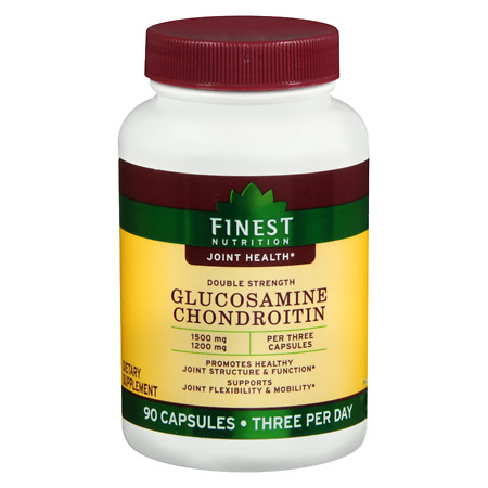 Finest Nutrition Double Strength Glucosamine Chondroitin 1500 mg 1200 mg - 90 ea