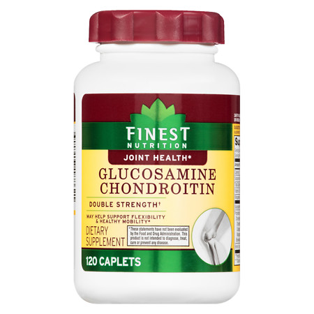 Finest Nutrition Glucosamine Chondroitin Caplets Double Strength - 120 ea