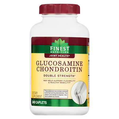 Finest Nutrition Glucosamine Chondroitin Caplets Double Strength - 240 ea