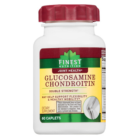 Finest Nutrition Glucosamine Chondroitin Caplets Double Strength - 60 ea