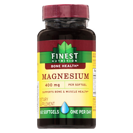 Finest Nutrition Magnesium 400 mg Softgels - 60 ea