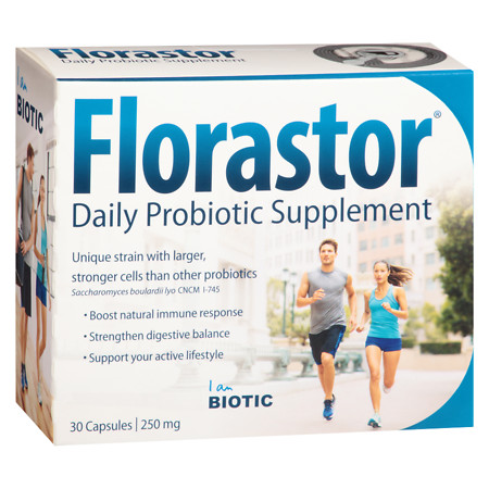 Florastor Daily Probiotic Supplement Capsules - 30 ea