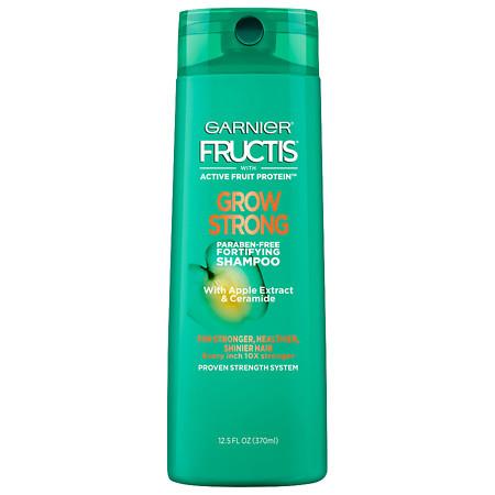 Garnier Fructis Grow Strong Shampoo, For Stronger, Healthier, Shinier Hair - 12.5 oz.