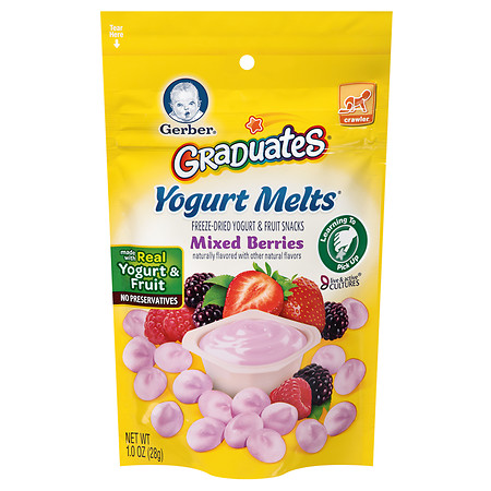 Gerber Graduates Yogurt Melts Mixed Berry - 1 oz.