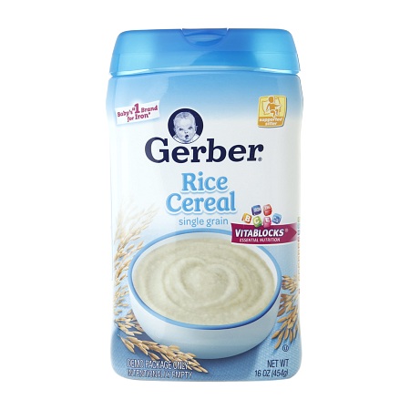 Gerber Rice Cereal Single Grain - 16 oz.