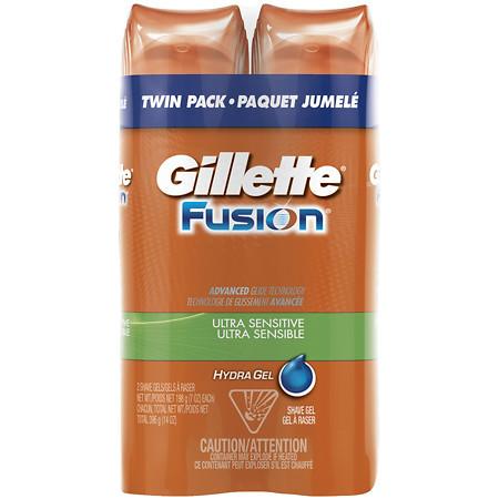 Gillette Fusion Hydro Shave Gel Ultra Sensitive - 7 oz.
