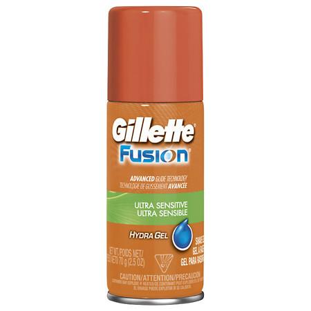 Gillette Fusion Ultra Sensitive HydraGel Shaving Gel - 2.5 oz.