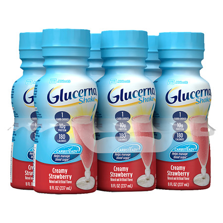 Glucerna Nutritional Shakes Creamy Strawberry - 8 fl oz