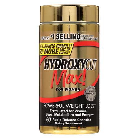 Hydroxycut Max Weight Loss Dietary Supplement Rapid-Release Liquid-Caps - 60 ea