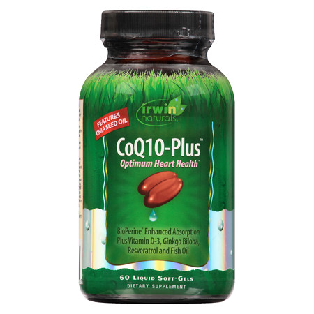 Irwin Naturals CoQ10 Plus Liquid Softgels - 60 ea