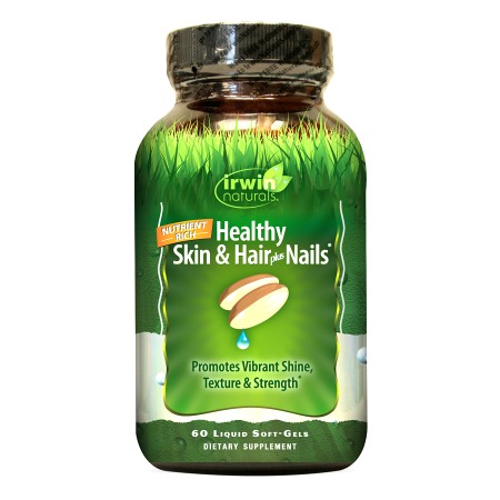 Irwin Naturals Healthy Skin & Hair plus Nails Liquid Softgels - 60 ea