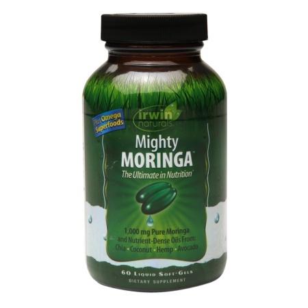 Irwin Naturals Mighty Moringa, Liquid Soft-Gels - 60 ea