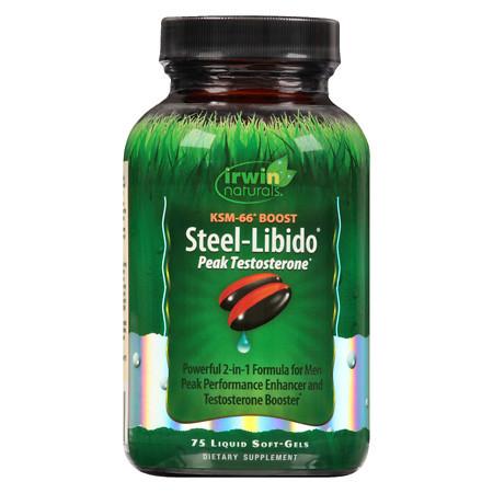 Irwin Naturals Steel-Libido Peak Testosterone Liquid Softgels - 75 ea
