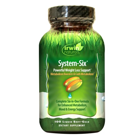 Irwin Naturals System-Six with Xenedrol High-Performance Weight Loss Support for Men - 100 ea