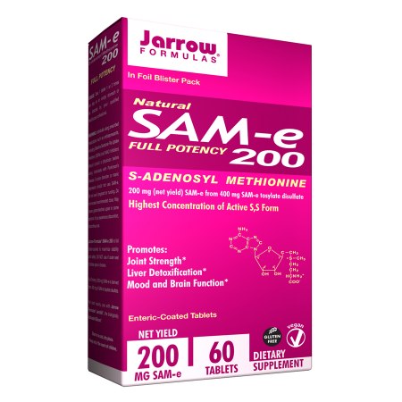 Jarrow Formulas Natural SAM-e 200mg, Tablets - 60 ea