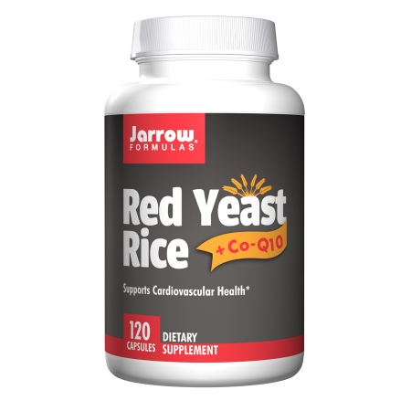 Jarrow Formulas Red Yeast Rice + Co-Q10, Capsules - 120 ea