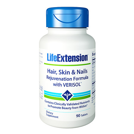 Life Extension Hair, Skin & Nails Rejuvenation Formula with Versiol, Tablets - 90 ea