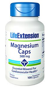 Magnesium Caps, 500 mg, 100 vegetarian capsules