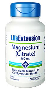 Magnesium (Citrate), 160 mg, 100 vegetarian capsules