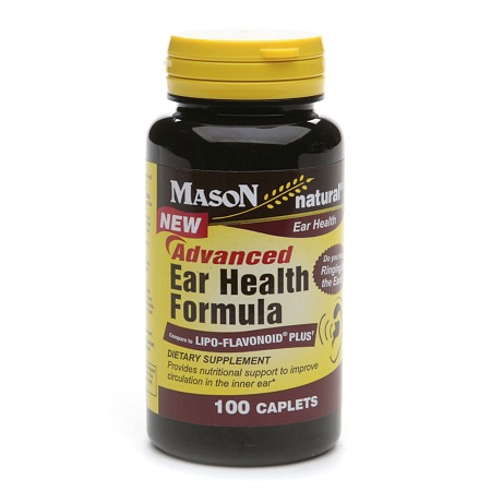 Mason Natural Advanced Ear Health Formula, Caplets - 100 ea