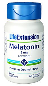 Melatonin, 3 mg, 60 vegetarian lozenges
