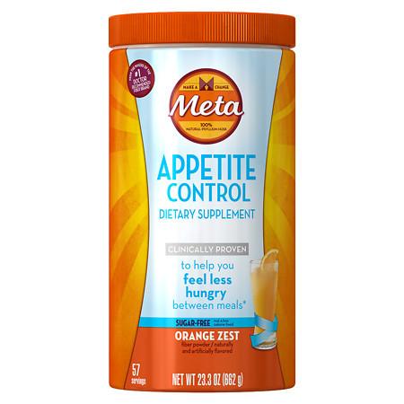 Meta Appetite Control Dietary Supplement, Sugar-Free Orange - 23.9 oz.