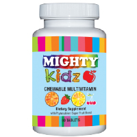MightyKidz Chewable Multivitamins with Phytonutrients for Kids - 1 Month Supply
