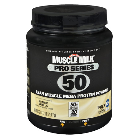 Muscle Milk Pro Series Mega Protein Powder Vanilla - 32 oz.