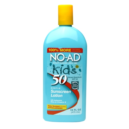 NO-AD Kids Gentle Sunscreen Lotion SPF 50 - 16 fl oz