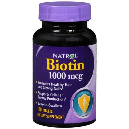 Natrol Biotin 1000 mcg Dietary Supplement Tablets - 100 ea