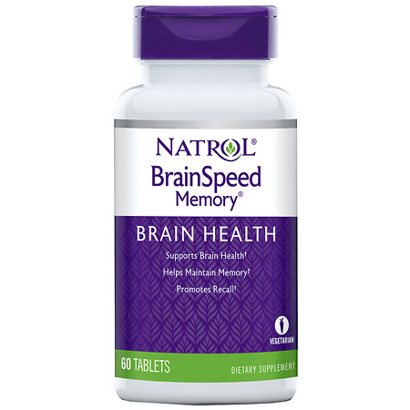 Natrol Brain Speed Memory Dietary Supplement Tablets - 60 ea