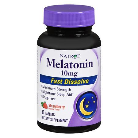 Natrol Melatonin 10 mg Fast-Dissolve Strawberry - 30 ea