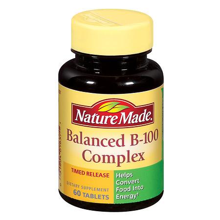 Nature Made Balanced Vitamin B-100 Complex - 60 ea