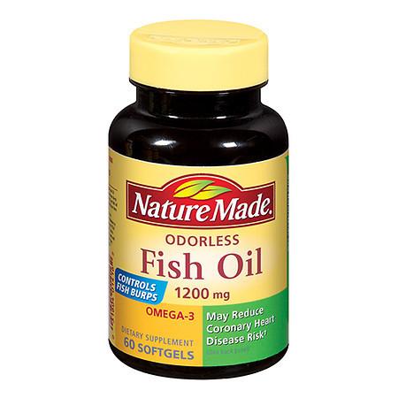 Nature Made Fish Oil 1200 mg - 60 ea
