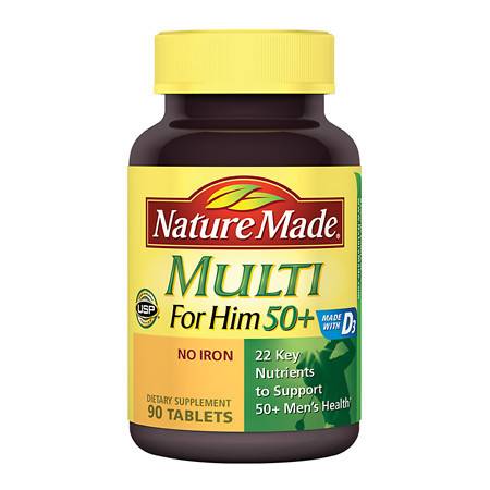 Nature Made Multi 50+ Dietary Supplement Tablets - 90 ea